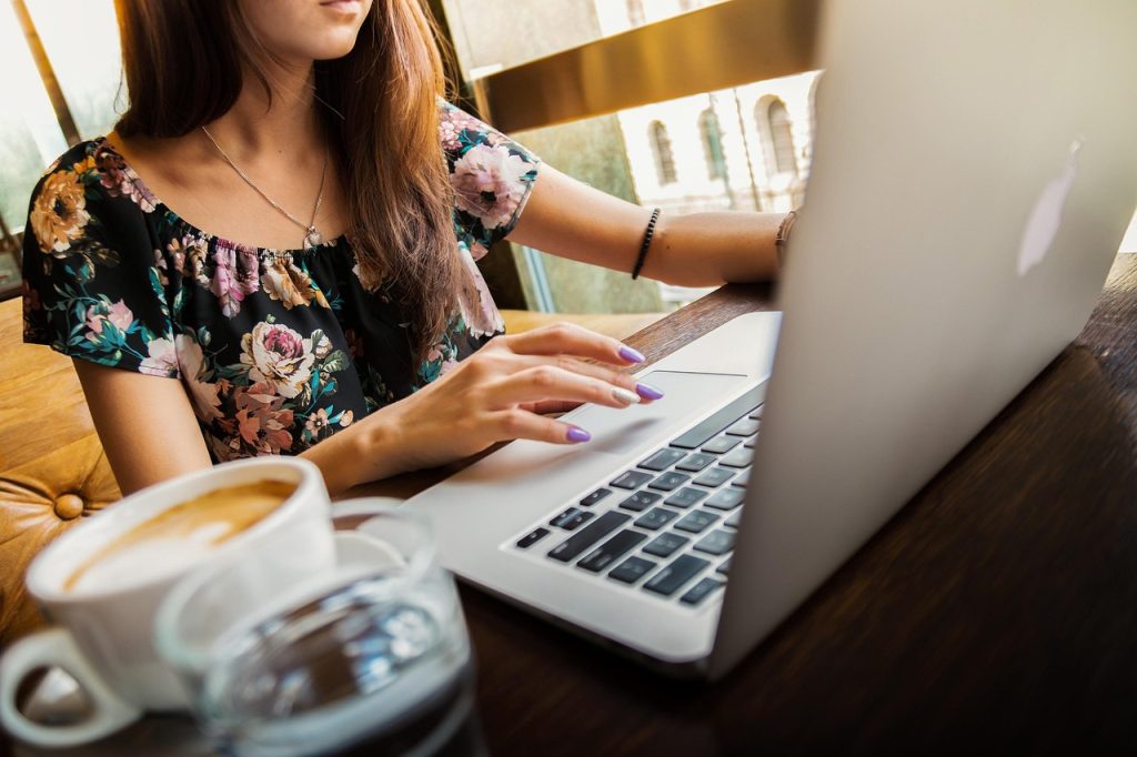 woman, laptop, desk, workspace, macbook, technology, work, working, working woman, coffee, computer, cup, girl, mug, laptop, laptop, laptop, laptop, coffee cup, laptop, work, work, working, working, coffee, computer, computer, computer, computer